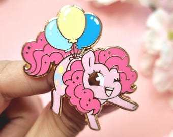 ピンキーパイ MLP - マイリトルポニー - ゴールドハードエナメルピン