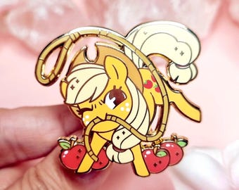 Applejack MLP - My Little Pony - Gold Hard Enamel Pin