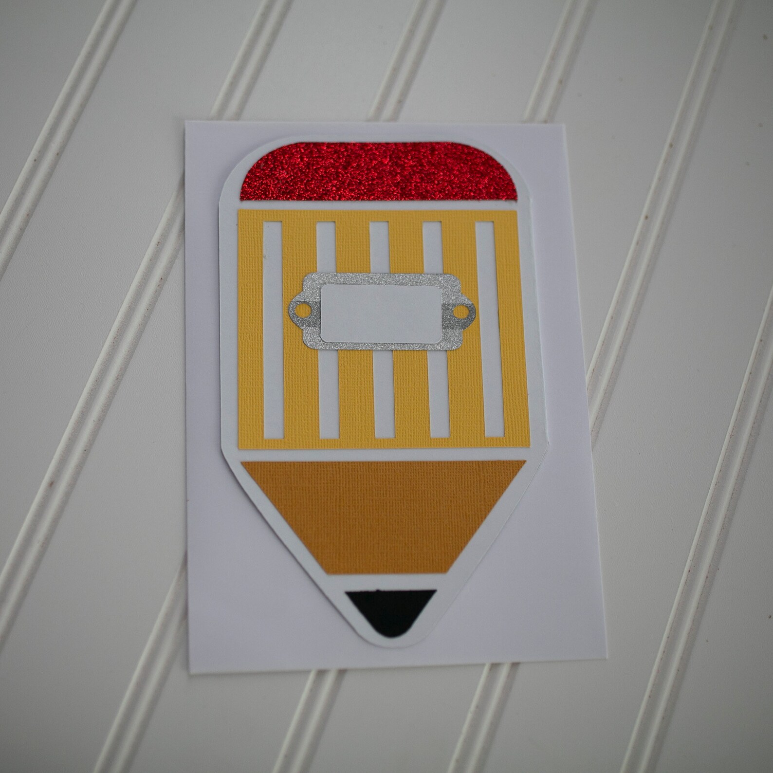 Handmade Pencil Blank Greeting Card Etsy