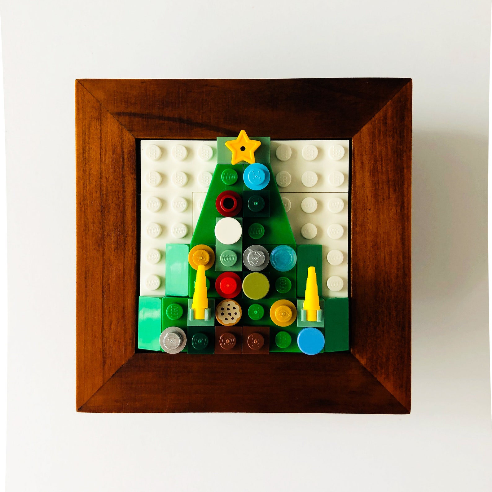 Framed Art Made Of LEGO® Bricks Abstract Art Gradient Etsy