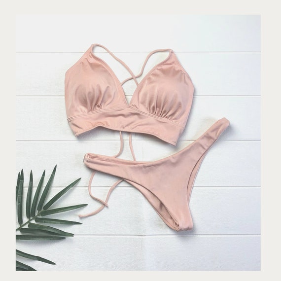 Blush pink hotsell bathing suit