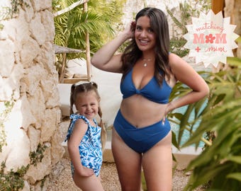 Coordinating Swimsuits – Mommy and Me Bikini Set for Toddlers & Sisters, Matching Swimwear