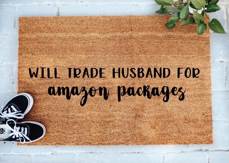 Amazon Door Mat Front Door Mat Husband Doormat Funny Etsy