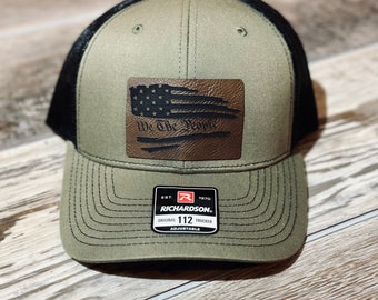 Wir, die Leute, Amerikanischer Stolz Richardson 112, Lederpatchhut