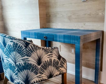 Custom Vinyl Wrapped Desk with Drawer-