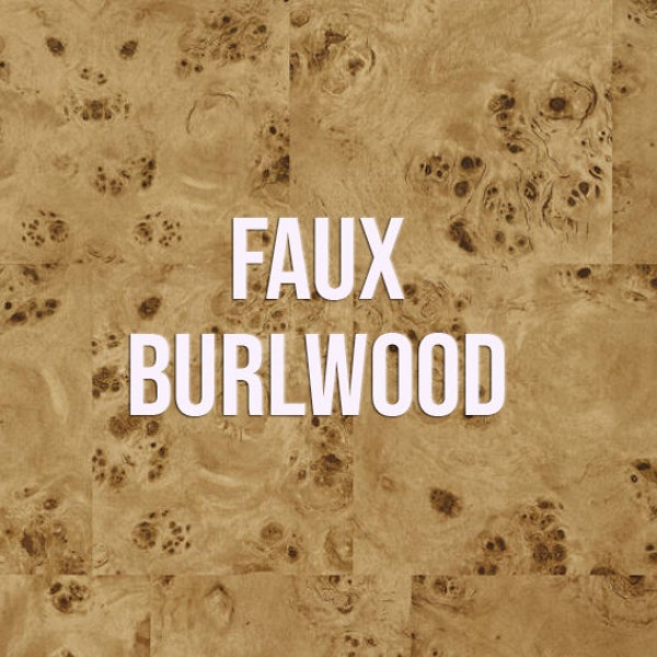 Faux Burlwood (vinyl) Samples for Furniture