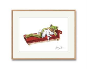 A5 Paint me like one of you french frogs print