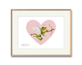 A5 Cupid Froggy print