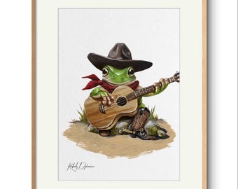 A5 Cowboy Froggy print
