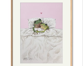 A5 Froggy Love print