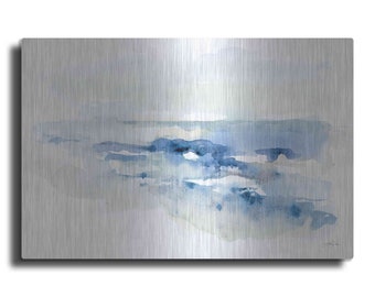 Shoreline Blues II by Katrina Pete, Metal Wall Art