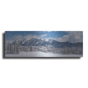 Colorado Winter Wonderland by Darren White, Metal Wall Art