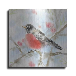 Spring Robin by Katrina Pete, Metal Wall Art
