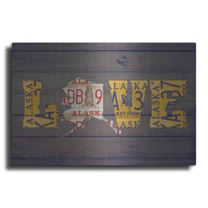 AK State Love by Design Turnpike, Metal Wall Art