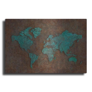 Rusted World by Andrea Haase, Metal Wall At