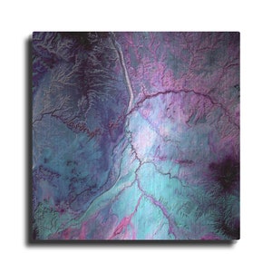 Earth As Art: Cloud Lightning Metal Wall Art