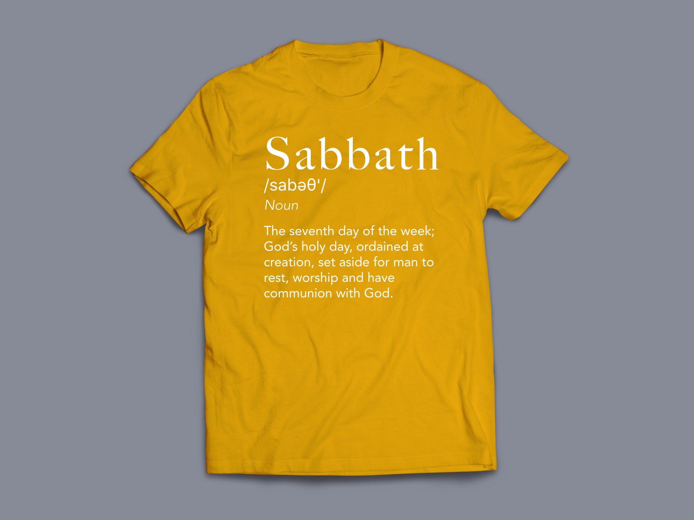Sabbath Definition Christian Tshirt Unisex Dictionary Etsy