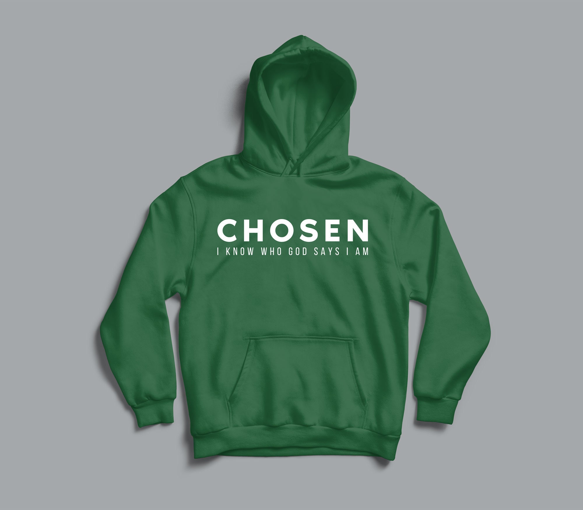 Chosen Christian Hoodie Unisex Bible Verse Hoodie Religious Etsy