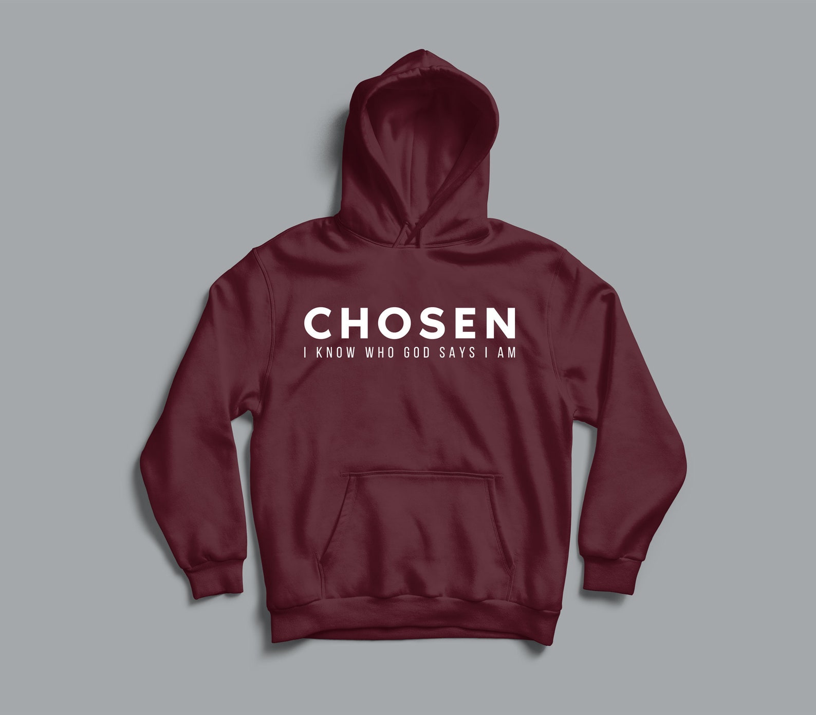 Chosen Christian Hoodie Unisex Bible Verse Hoodie Religious Etsy