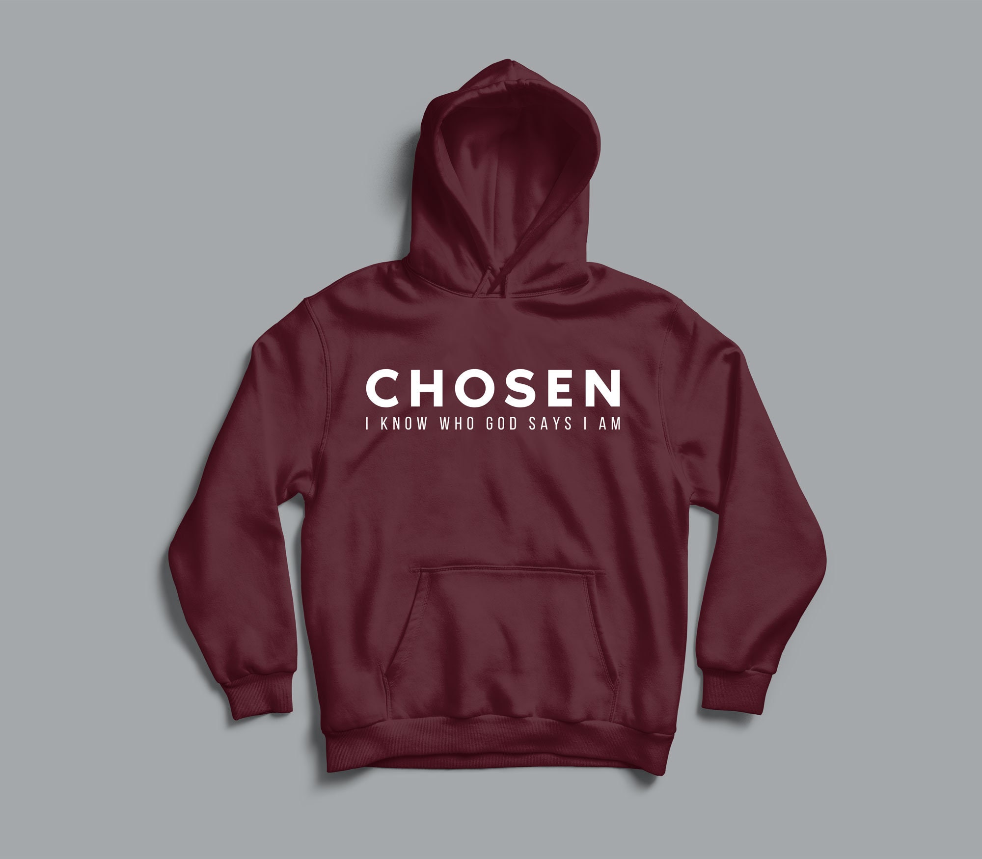 Chosen Christian Hoodie Unisex Bible Verse Hoodie Religious Etsy