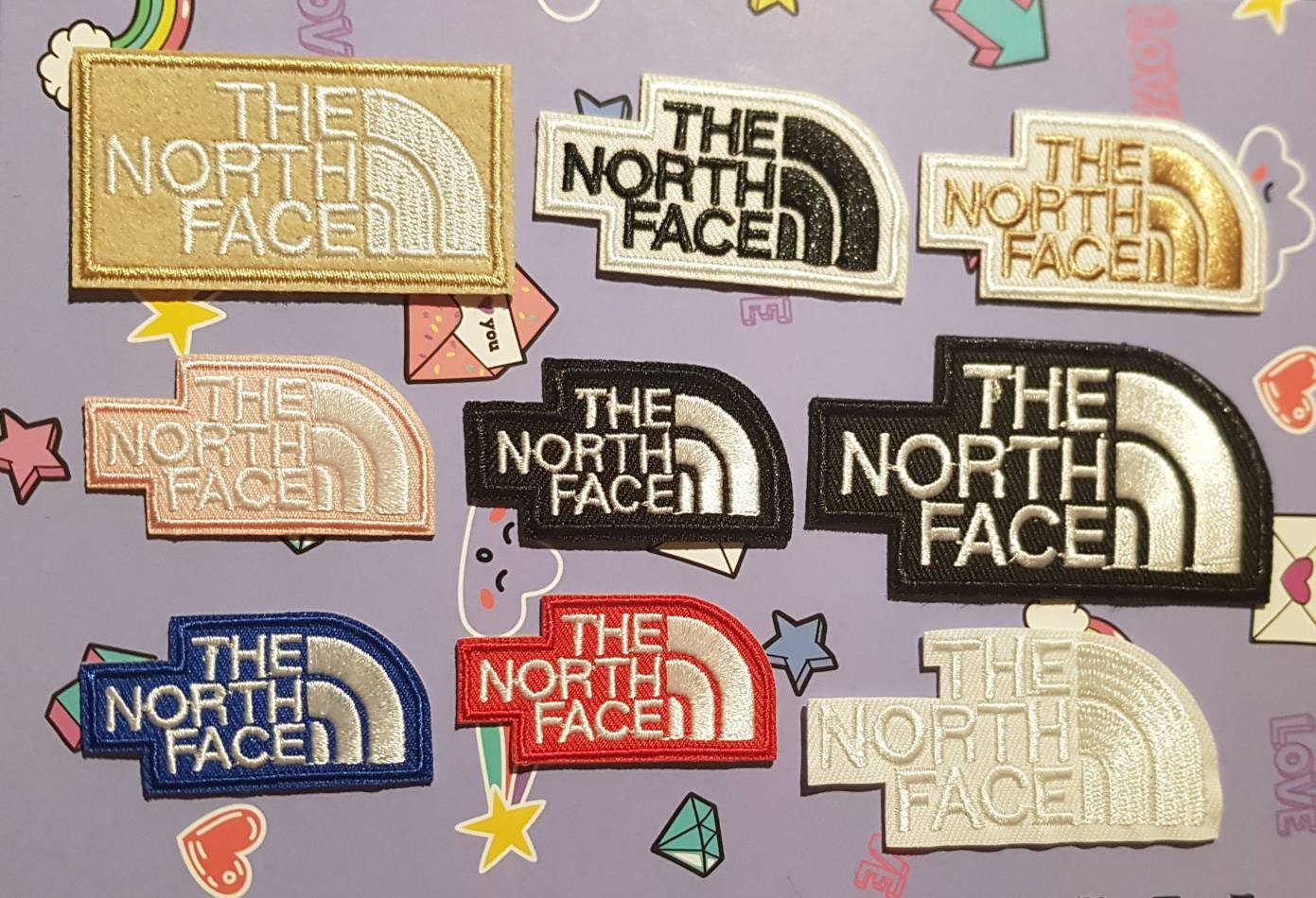 The North Face Patches IronOn Patch Image de repassage Etsy