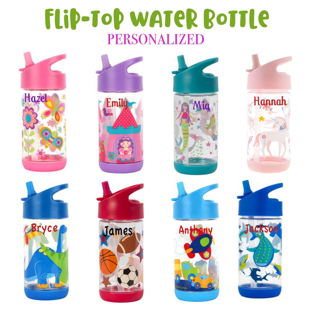 Kids Water Bottle, Personalized Water Bottle, BPA Free Water Bottle