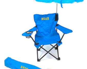 KIDS BEACH CHAIR/Camp Chair/personalized folding chair/childs beach chair/kids folding chair/umbrella chair/chair for kids/carry bag