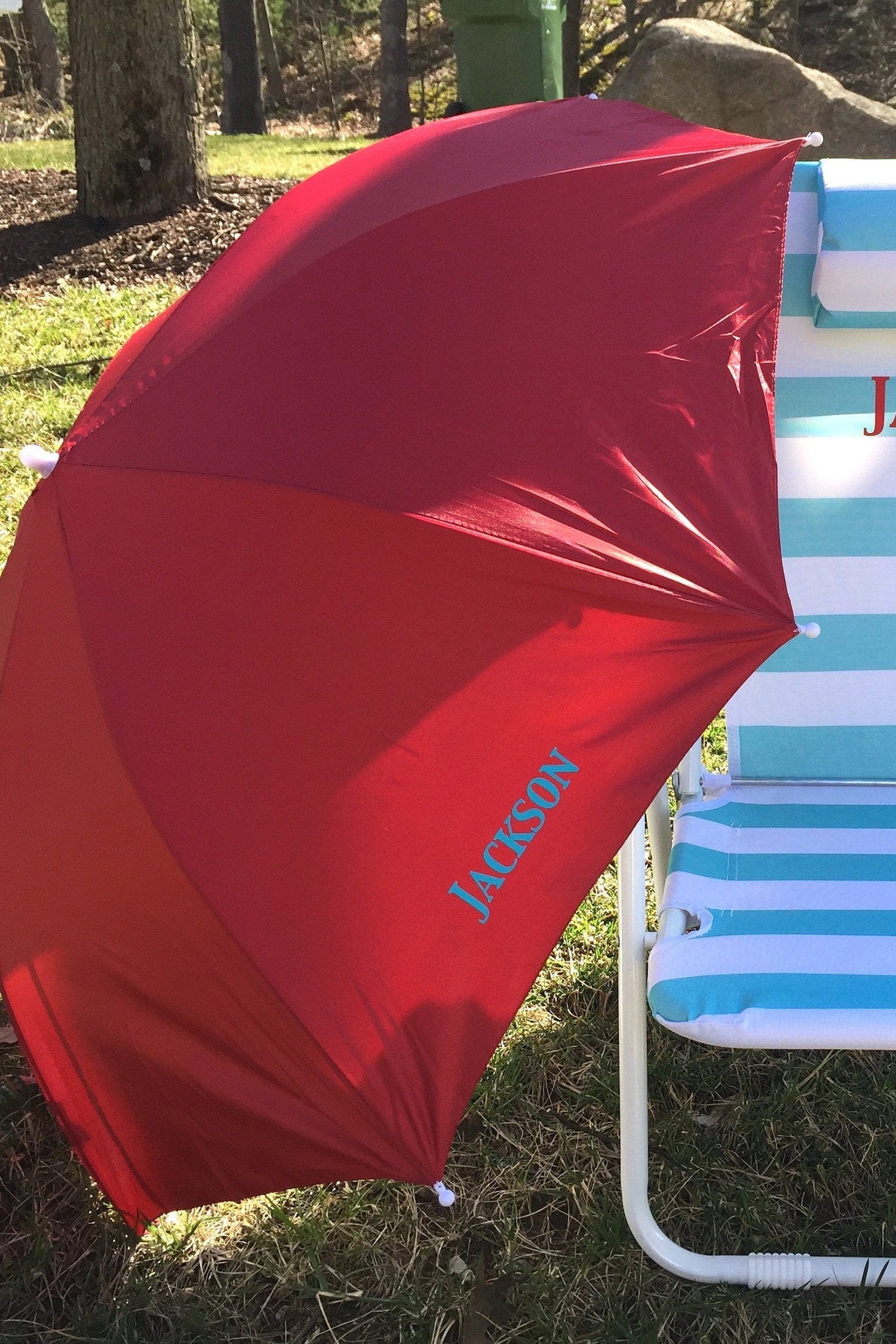 PERSONALIZED BEACH Umbrella/adult Beach Chair Umbrella/big Etsy