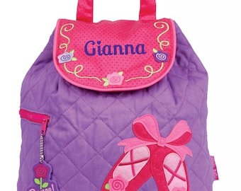Personalized Ballet Backpack: Embroidered Ballerina Dance Bag