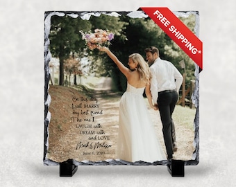 Placa de foto personalizada: lembrança memorial, placa com borda cinzelada