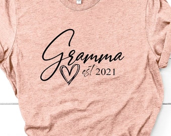 Custom Grandma T-Shirt: Personalized Grandparent Gift