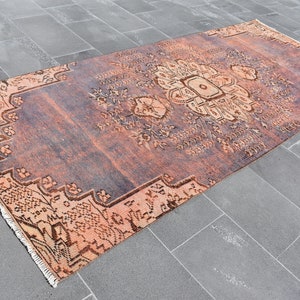 Large kilim rug, Vintage colorful rug, Turkish handmade rug, Bohemian rug, Boho home decor, Geometric rug, Kilim rug, 3.7 x 8.7 ft TV4326