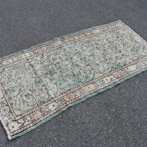 Turks tapijt, vintage wollen tapijt, handgemaakt tapijt, boho-interieur, slaapkamertapijt, Oushak-tapijt, boho-tapijt, woondecoratie, 3 x 6,6 ft TVR1818