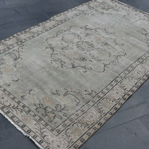Turkish vintage handmade rug, Large area rug, Large area rug, Bohemian rug, Home decor, Oriental rug, Diningroom rug, 5.2 x 8.6 ft TVR0120