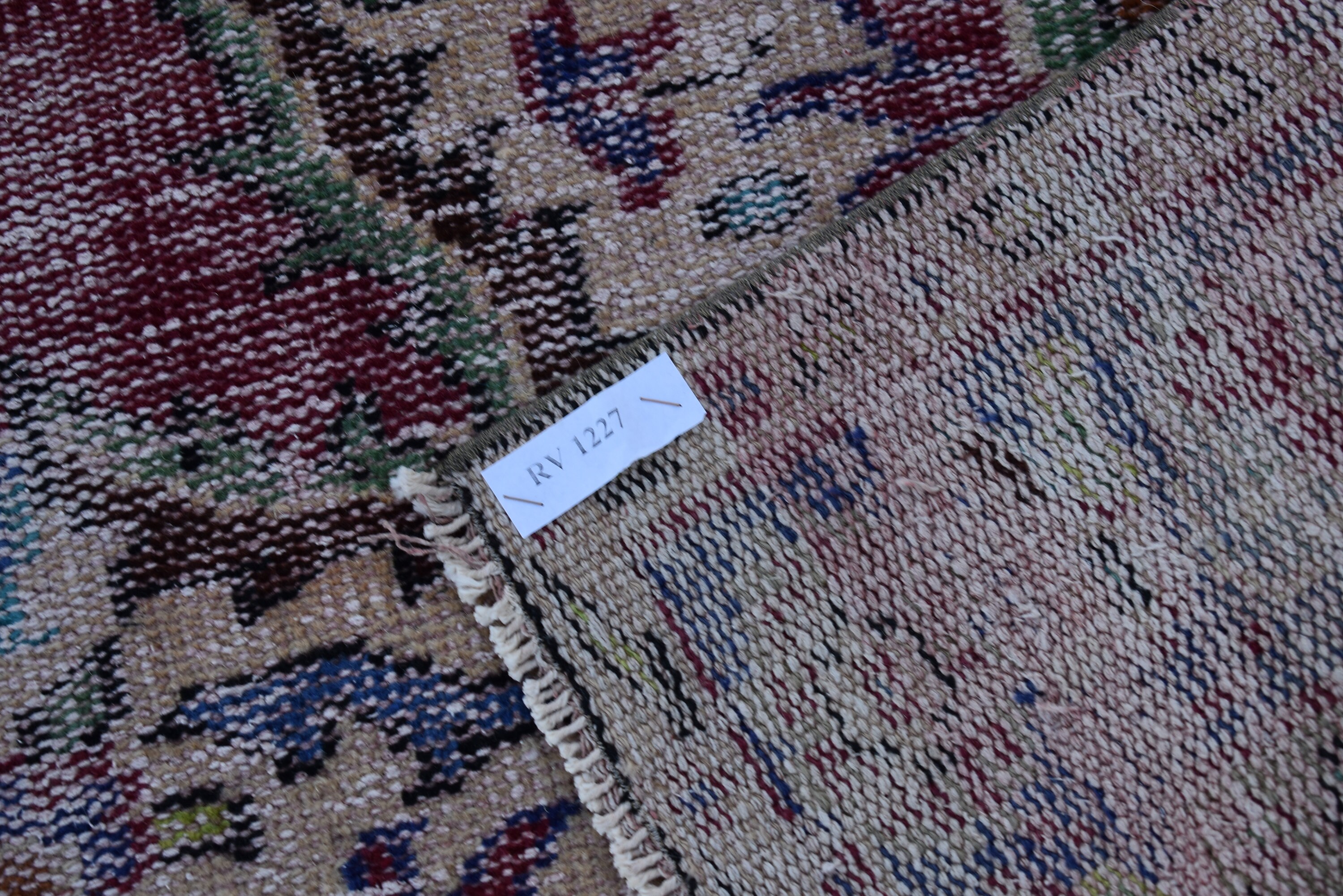 Turkish purple oriental rug Vintage handmade wool rug Etsy