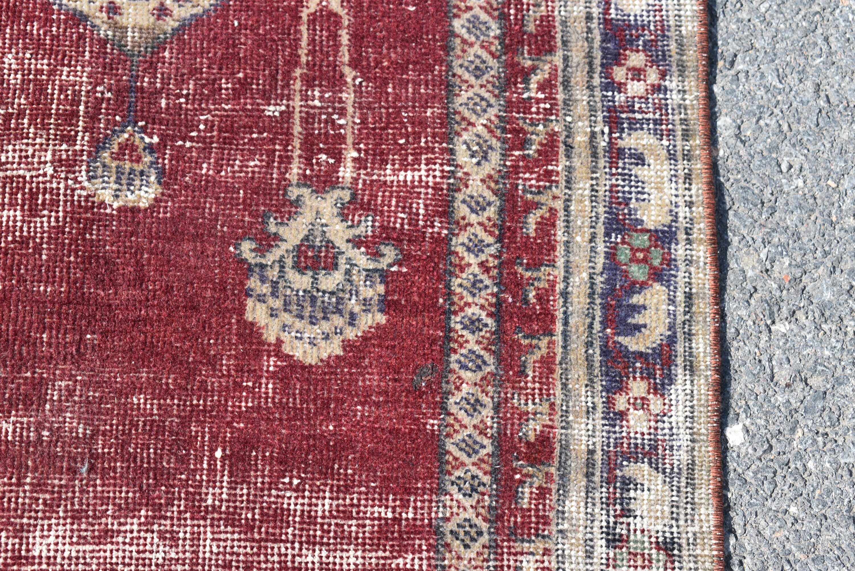 Turkish vintage red rug Handmade wool rug Carpet Small rug Etsy