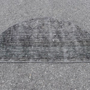 Alfombra boho pequeña, alfombra vintage turca, alfombra descolorida, alfombra de lana hecha a mano, alfombra felpudo, alfombra boho natural, decoración del hogar, alfombra de lana 2 x 3,9 pies TV4099
