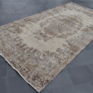 Vintage oushak rug, Oversize rug, Turkish handmade rug, Boho decor, Livingroom rug, Oriental rug, Bohemian rug, Carpet 5.2 x 10.7 ft TVR0335