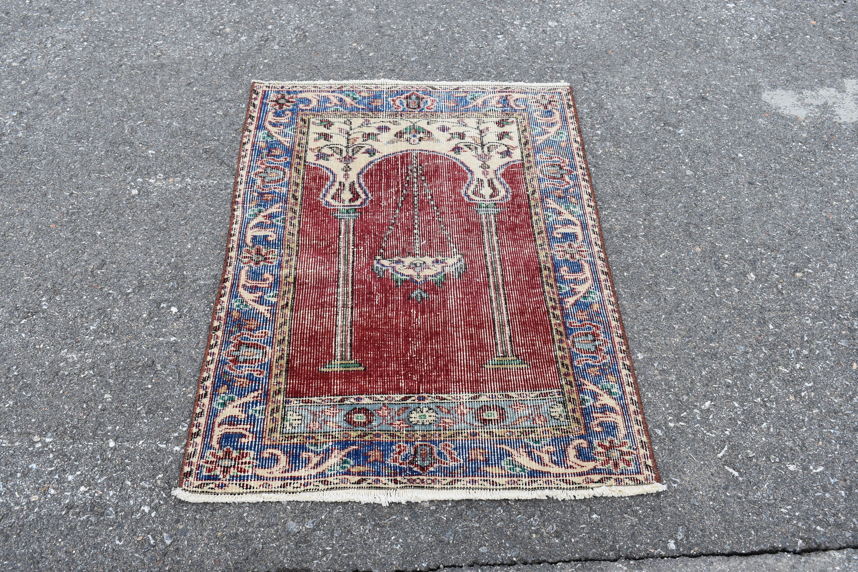 Turkish vintage red rug Handmade wool rug Carpet Small rug Etsy