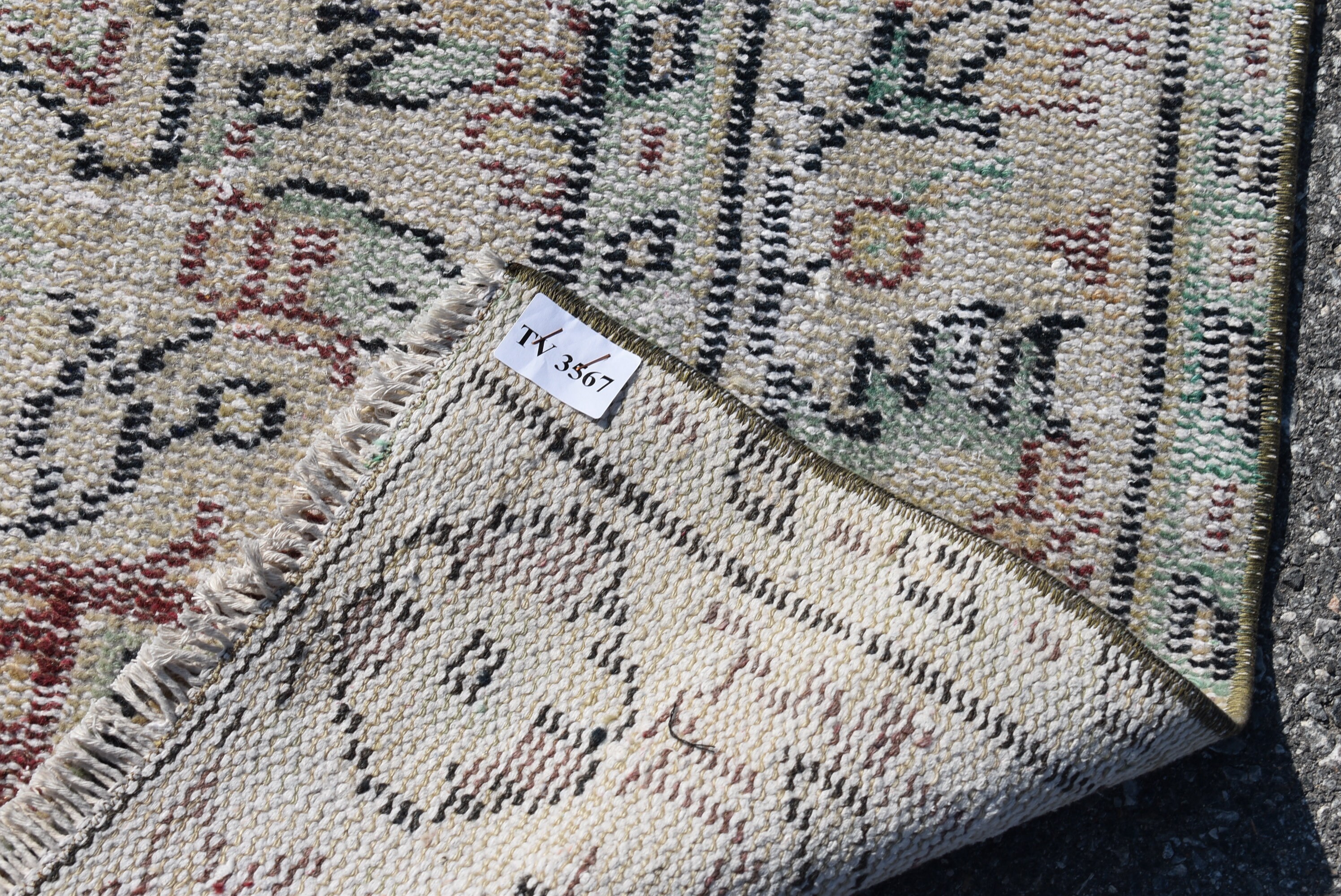 Turkish Decorative Rug, Vintage Large Rug, Handmade Rug
