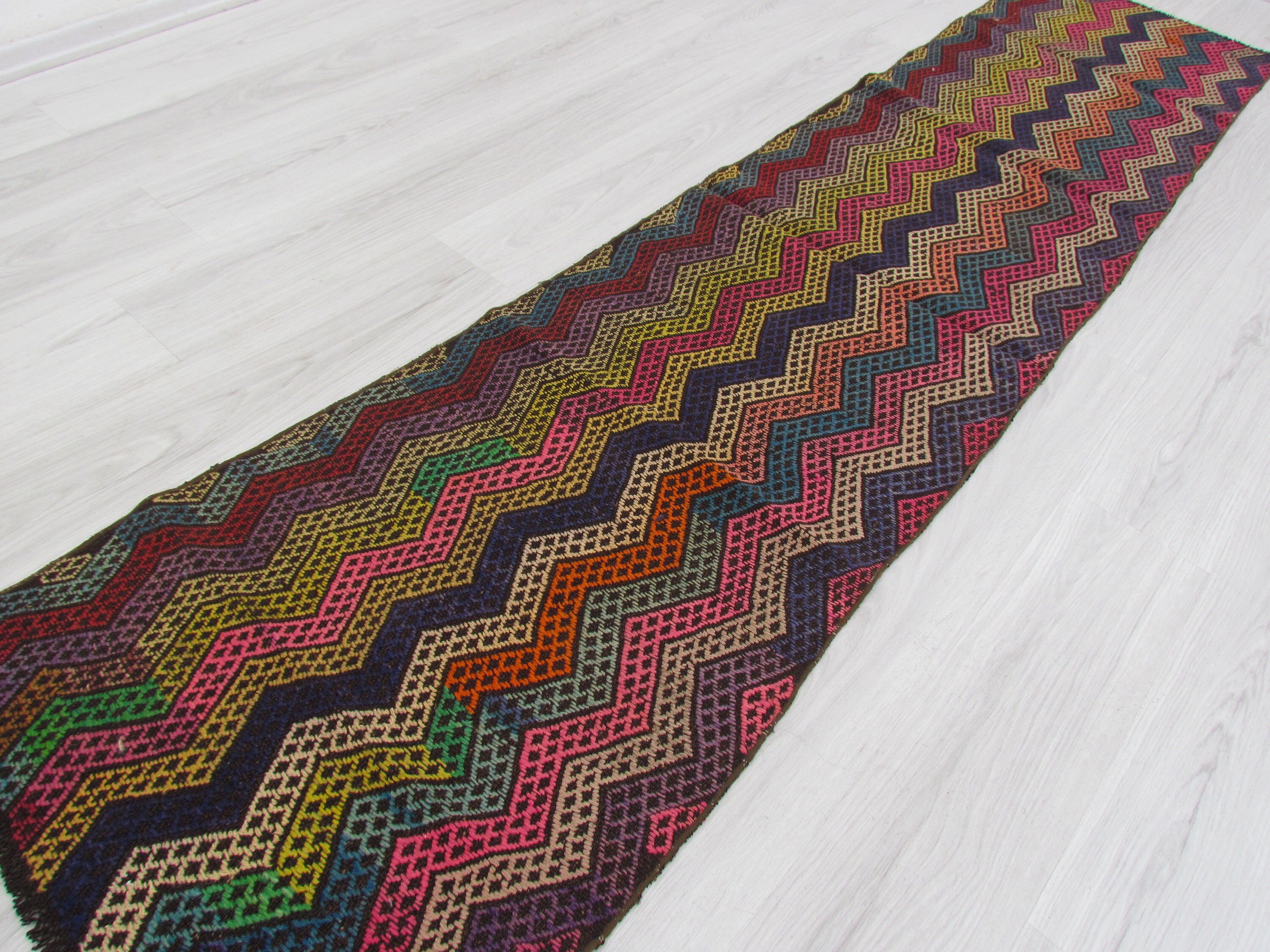 Boho Runner Rug 2.2 x 9.0 Feet Runner Boho Runner Rug Kilim Etsy