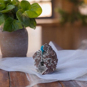 Cavansite on Heulandite Mineral from India | Minerals and Stones Cavansite