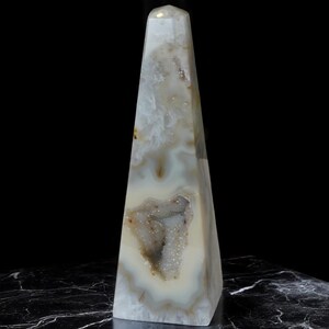 Druzy Agate Crystal Tower