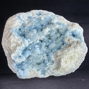 Extra Large Blue Celestite Crystal Cluster, Weighs Over 8.5 lbs.
