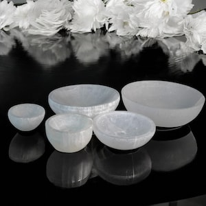 Selenite Crystal Charging Bowls