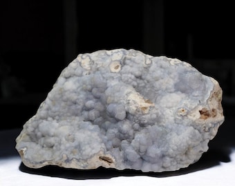 Blue Chalcedony Botryoidal Crystal, Raw Blue Chalcedony Specimen, Large Natural Chalcedony