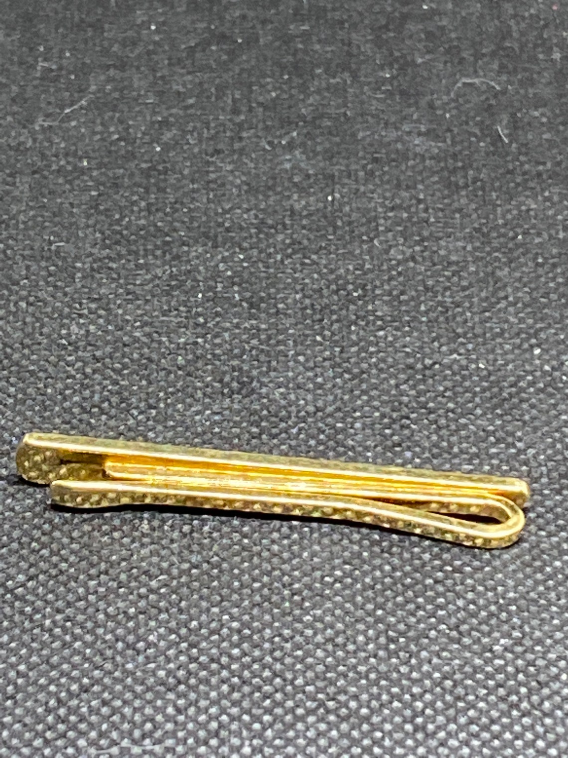Stunning vintage Goldtone tie clip Etsy