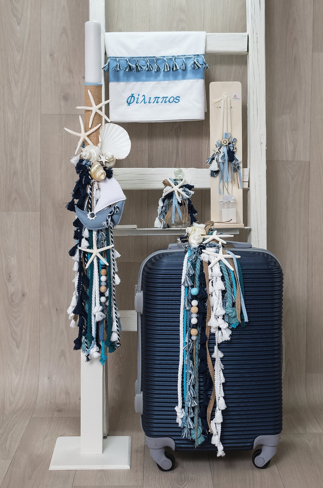 Personalized Boat Baptism Setbaptism Boy Setgreek Baptism Set