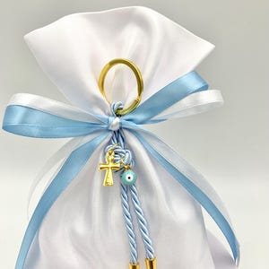 10 pcs, Evil eye favor, Boy Baptism favor, keychain favor, koufeta bomboniera, greek bomboniera, Greek baptism favor, blue baptism.