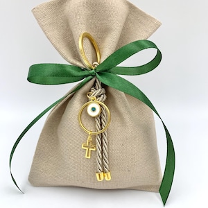 10 pcs, Evil eye favor, Greek baptism favors, Greek baptism martyrika, koufeta bomboniera, Greek wedding boubounieres
